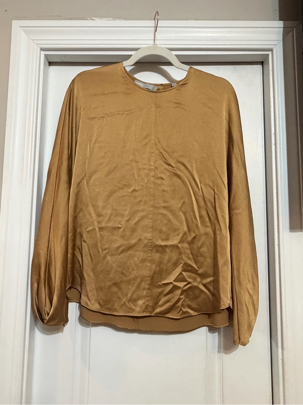 Vince Women's Golden Silk Blouse